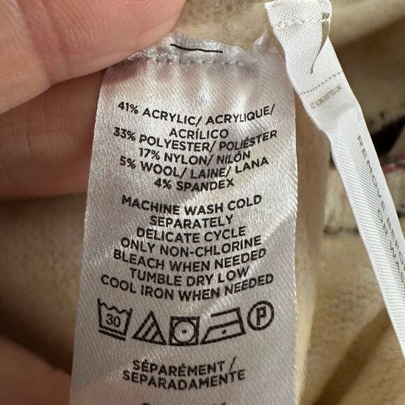 Loft Buffalo Plaid Weiner Dog Sweater Tunic Christmas Winter Cozy Dachsund - Picture 8 of 11